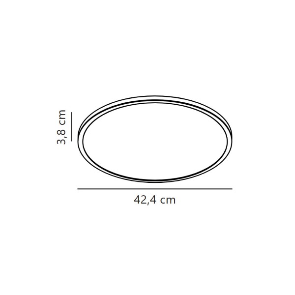 Потолочный светильник с датчиком движения Nordlux 2110476101 Oja LED 1x20W 2700K 2100Lm IP54 белый - фото №4