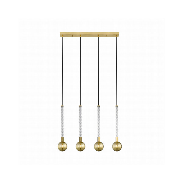 Підвісний світильник, люстра Zuma Line P0583-04A-2GHF Mida G9 1x6W IP20 Золотий