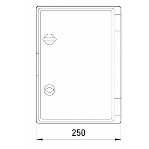 Бокс ударопрочный Enext e.plbox.250.330.130.blank - фото №5