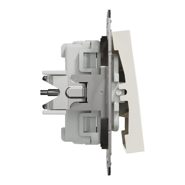 Вимикач трьохклавішний Schneider Electric Asfora без рамки кремовий (EPH2170123) - фото №1