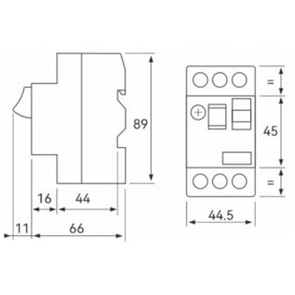 Автомат защиты двигателя TOSUNlux МР2-14 6-10A 660В АС-3 3Р (6940151019848) - фото №1