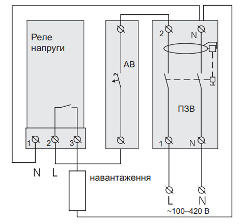 Реле напруги ZUBR D63 - фото №5