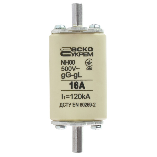 Запобіжник Аско-Укрем NH00 16A gG (A0050010008)