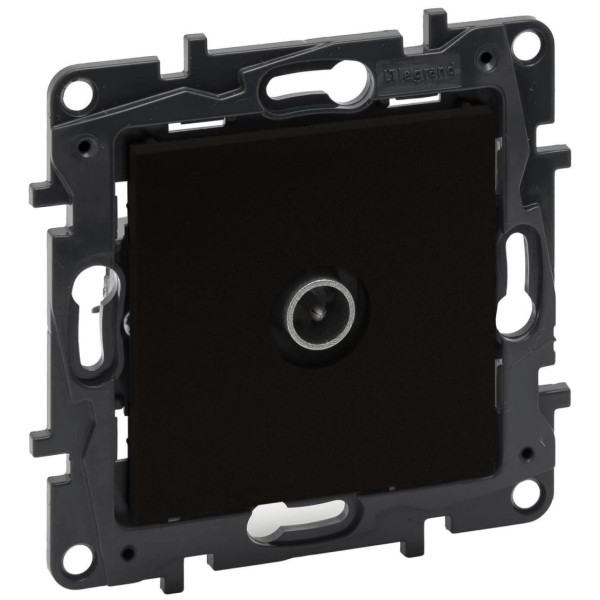 TV розетка Legrand Niloe Step зірка чорна (863574)