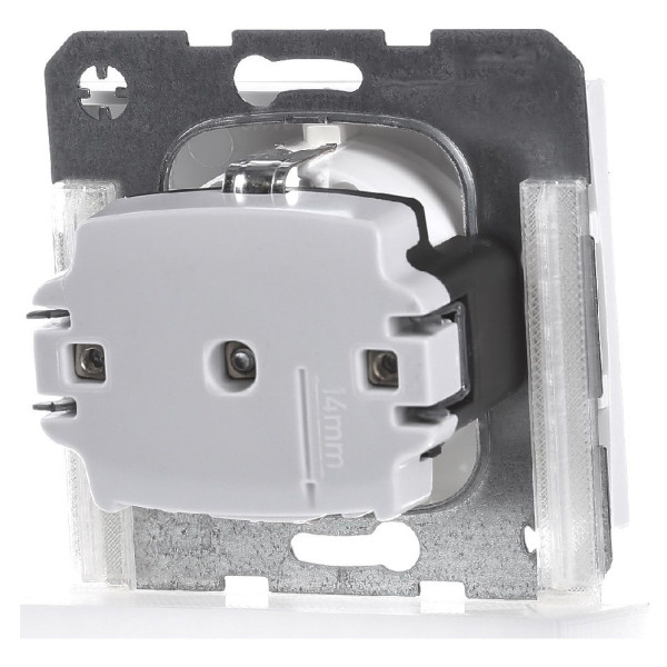 Розетка с з/к полярная белизна Berker K.1 - фото №4