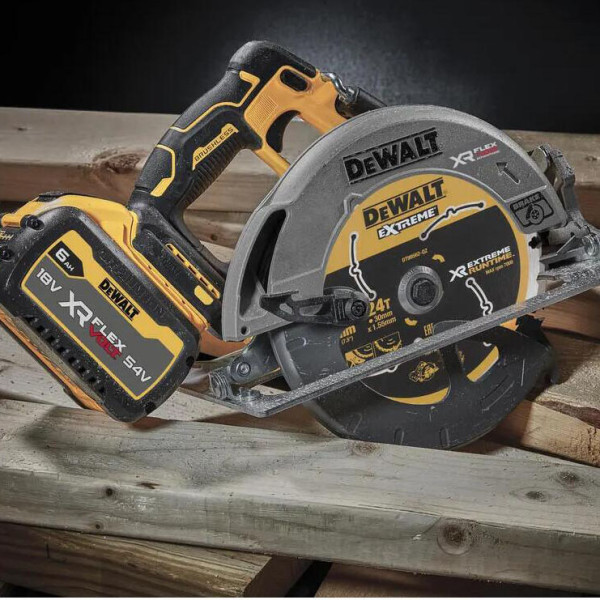 Акумуляторна дискова пила безщіткова DeWALT DCS573NT FLEXVOLT ADVANTAGE XR Li-lon 18В Ø190х30мм 5500об/хв - фото №7