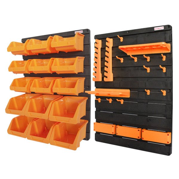 Настінний органайзер для інструментів E.Next e.toolbox.pro.26 35 елементів 825х210х585мм (t011026)