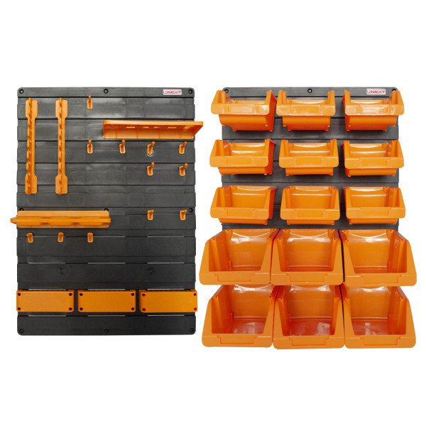 Настінний органайзер для інструментів E.Next e.toolbox.pro.26 35 елементів 825х210х585мм (t011026) - фото №1