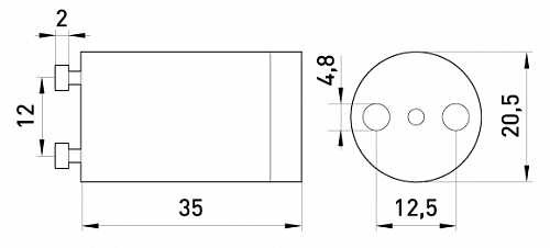 Стартер E.Next e.starter.s10.2 1х65Вт (l009003) - фото №1