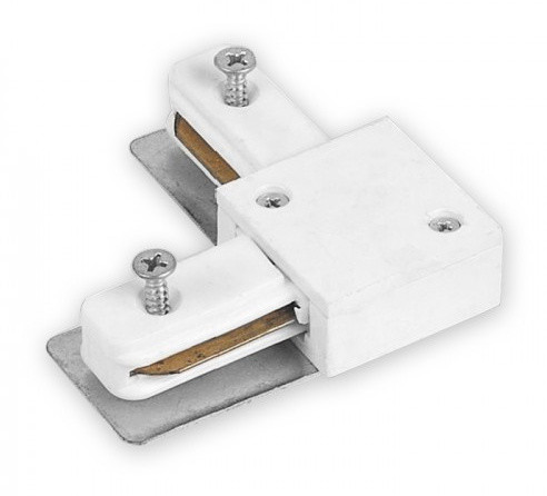 Посилений кутовий конектор Feron 6587 LD1101 для однофазного шинопроводу (білий)