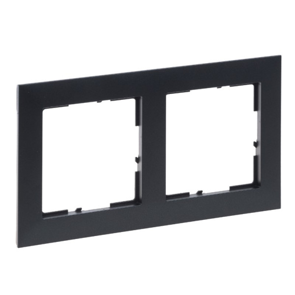 Рамка 2-постовая Legrand SUNO (графит) 721552