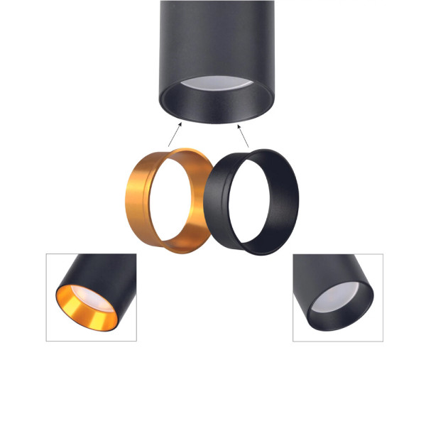 Трековый светильник Goldlux 321718 Maribel GU10 1x10W IP20 BK - фото №3