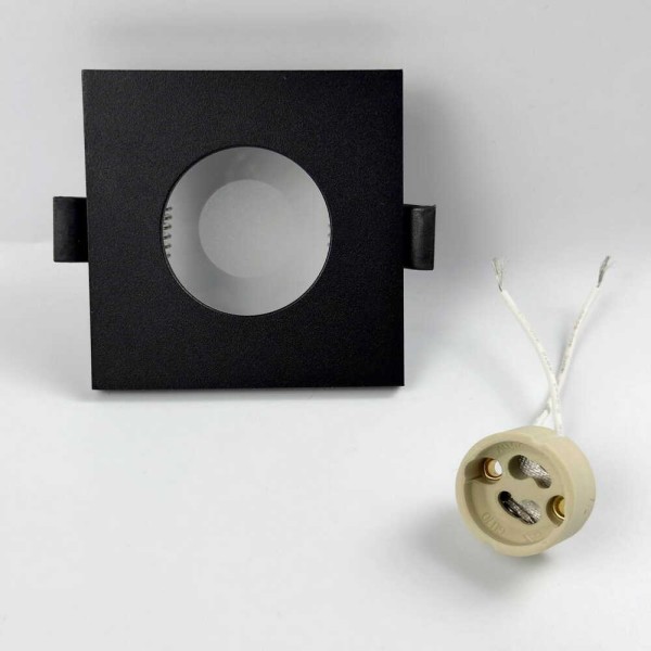 Светильник точечный Violux NAPOLI-S GU10 IP44 черный ( 131107 ) - фото №1