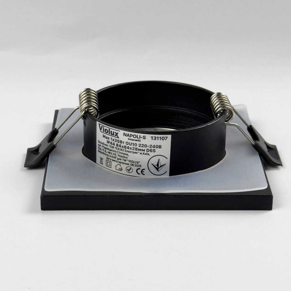 Светильник точечный Violux NAPOLI-S GU10 IP44 черный ( 131107 ) - фото №4