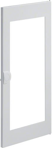 Білі двері Hager VZ133N для 3-рядного щита Volta із прозорим вікном