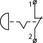 Одномісний пост Аско-Укрем XAL-D174 «Аварійний Стоп» (A0140020057) - фото №5