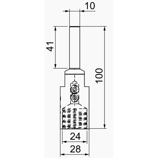 Наконечник OBO Bettermann (5408022) isCon из нержавеющей стали - фото №1