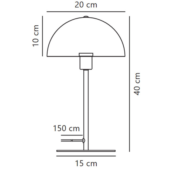 Настільна лампа Nordlux 48555013 Ellen E14 1x40W IP20 зелена - фото №2