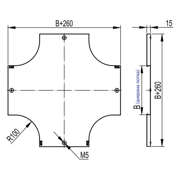 Кришка DKC DPX на хрестоподібний відгалужувач 200 - фото №1
