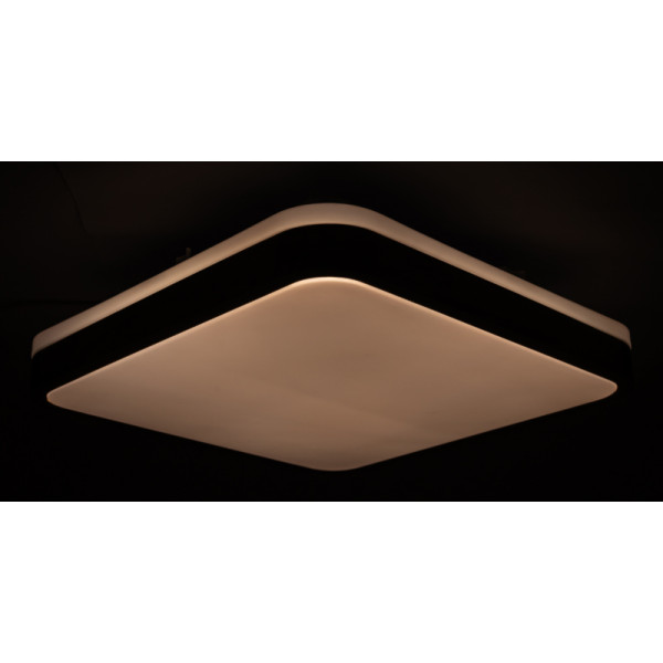 Матовий світильник Vestum GLOW 60Вт 391x391x65мм 3000К-6500К махагон - фото №3