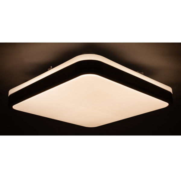 Матовий світильник Vestum GLOW 60Вт 391x391x65мм 3000К-6500К махагон - фото №4