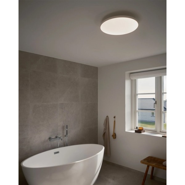 Світильник стельовий Nordlux 2610076001 Serenova LED 1x32W 3000K/4000K/5700K 3500Lm IP65 білий - фото №1