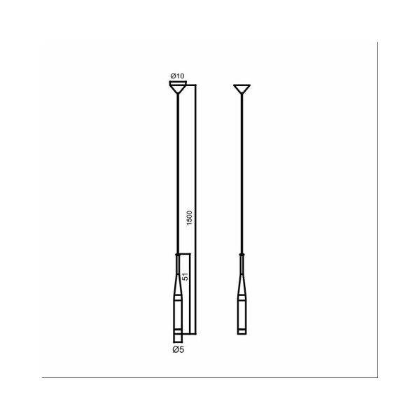 Підвісний світильник, люстра Zuma Line MD1998-1GL Conte - фото №1