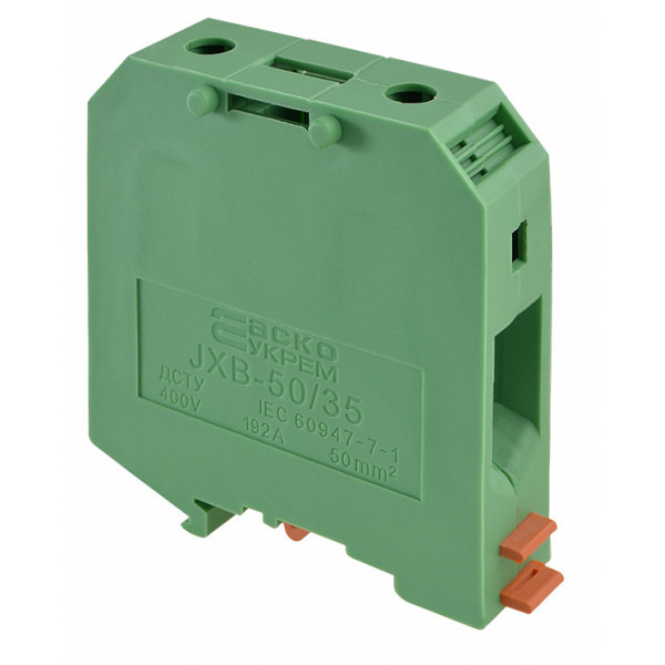 Клеммник Аско-Укрем JXB 50/35 зеленый (A0130010029) - фото №1