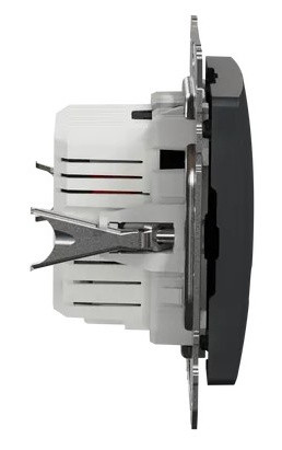 USB розетка Schneider Electric Sedna Design & Elements A+A 2,1A черная SDD114401 - фото №2