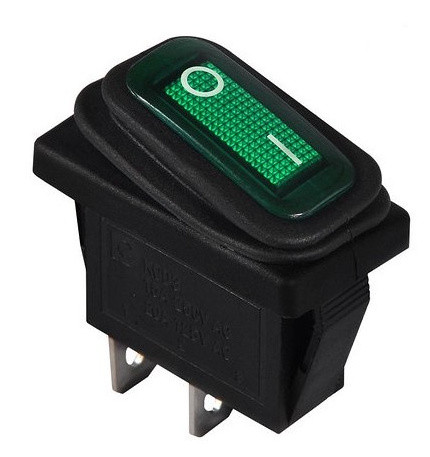 Переключатель TNSy KCD3-101W GR/B IP54 зеленый (TNSy5500843)