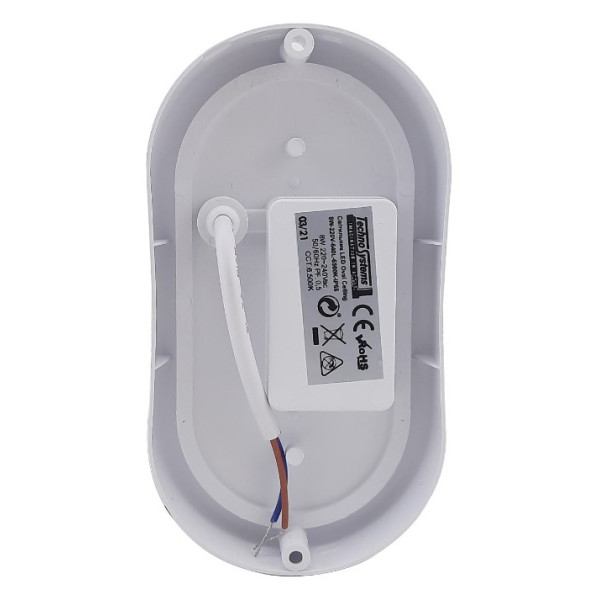 Светильник TNSy LED Oval Ceiling 8W-220V-640L-6500K-IP65 (TNSy5000505) - фото №4