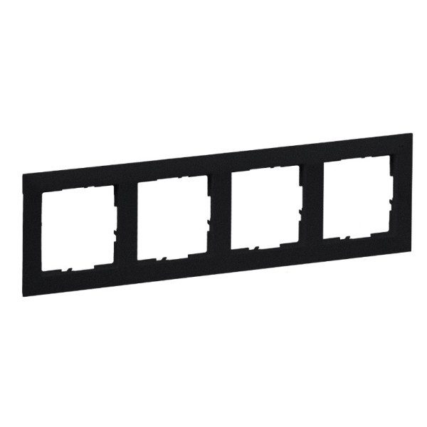 Рамка 4-постовая Legrand SUNO (чорный) 721524