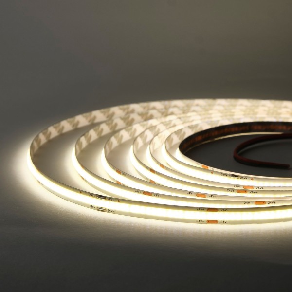 LED лента COLORS COB-24V-IP20 10W 1300Lm 4000K 5м (DF8-24V-8mm-V1-NW) - фото №1
