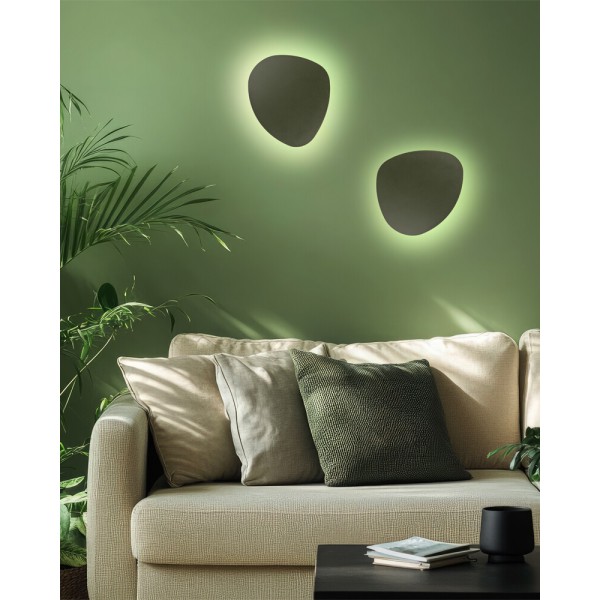 Бра, настенный светильник TK Lighting 10706 Stone G9 2x8W IP20 зеленый - фото №1
