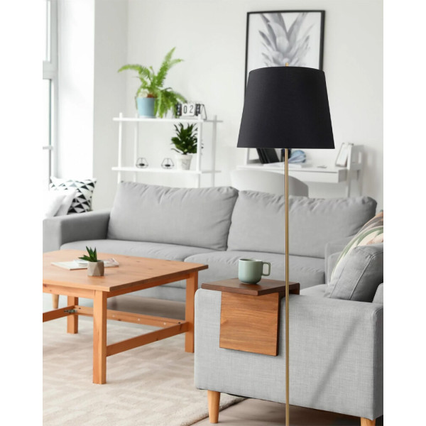 Торшер Goldlux 325853 Elena E27 1x20W IP20 Черный - фото №2