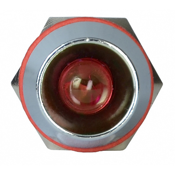 Сигнальна арматура Аско-Укрем AD22C-10 220В АС червона (A0140030124) - фото №2