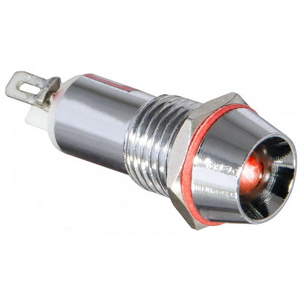 Сигнальна арматура Аско-Укрем AD22C-10 220В АС червона (A0140030124) - фото №3