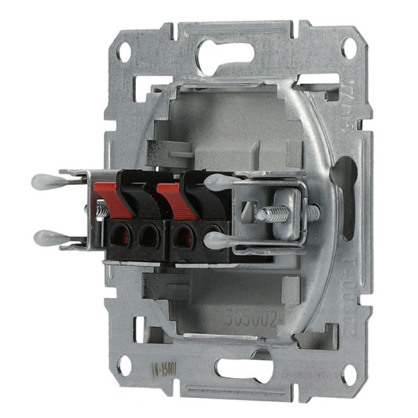 Аудіорозетка без рамки антрацит Asfora, EPH5700171 - фото №3