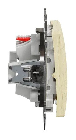 Переключатель Schneider Electric Sedna Design & Elements с подсветкой береза SDD180106L - фото №2