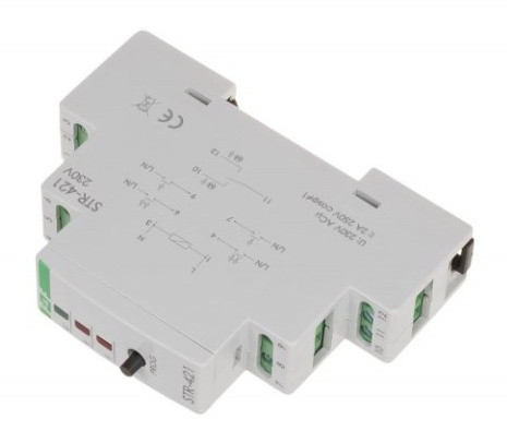 Бездротове реле керування F&F STR-421 230В AC АC-3 1,5А - фото №1