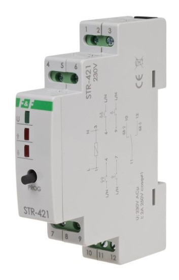 Бездротове реле керування F&F STR-421 230В AC АC-3 1,5А - фото №2