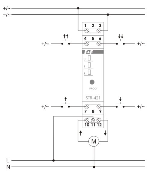 Бездротове реле керування F&F STR-421 230В AC АC-3 1,5А - фото №4