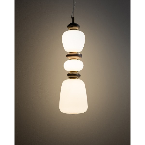 Подвесной светильник, люстра Nowodvorski 11701 Ceramic Vertical LED 1x19W 3000K 1500Lm IP20 белый - фото №1