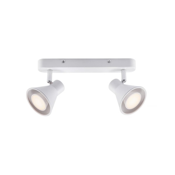 Светильник поворотный, спот Nordlux 45770101 Eik GU10 2x35W IP20 белый