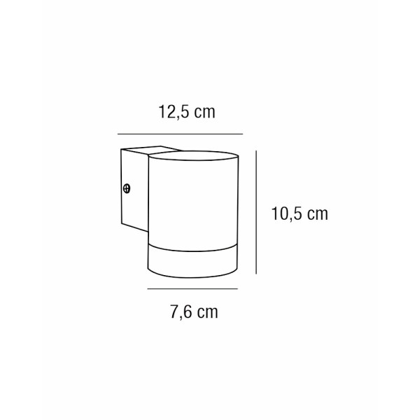 Вуличний світильник Nordlux 21509929 Tin GU10 1x35W IP54 хром - фото №3