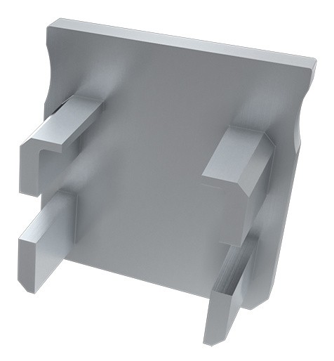 Заглушка Lumines для Y без отвору срібло - фото №1