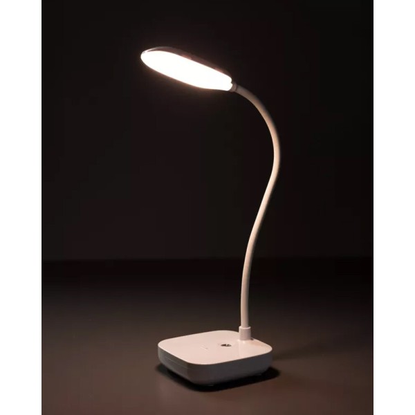 Настольная лампа Zuma Line 5905316672949 1961-WH LED 1x7W 3000K–6000K 161Lm IP20 белая - фото №1