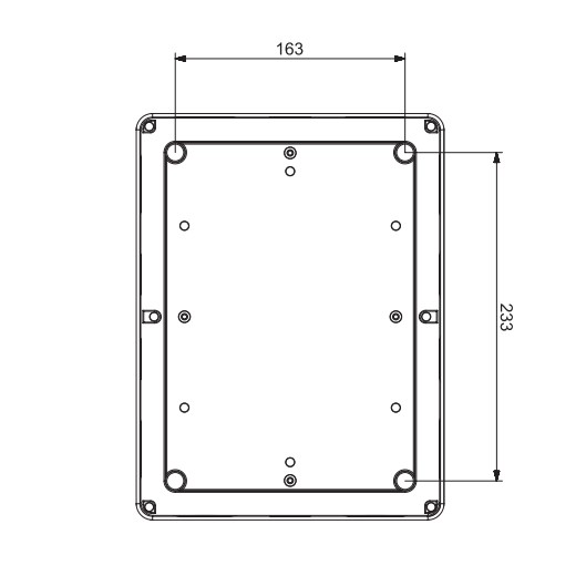 Монтажный набор ADAL PANO MD9203 11м и 2 силовые розетки 288x218x124мм IP54 - фото №3