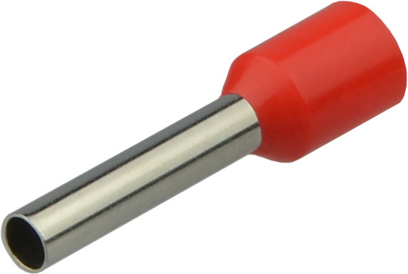 Наконечник Аско-Укрем НТ 2,5-12 изолированный красный 100шт (A0060010048)