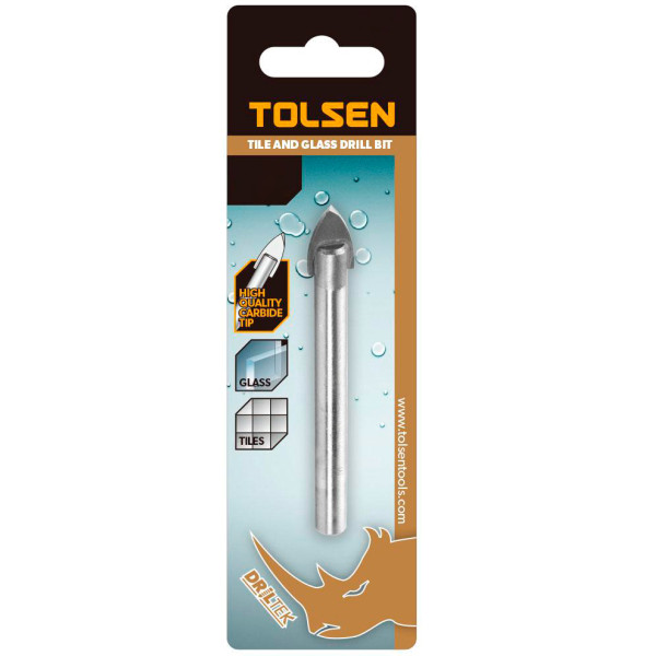 Свердло по плитці/склу Tolsen (75695) 8х70мм (у блістері) - фото №1